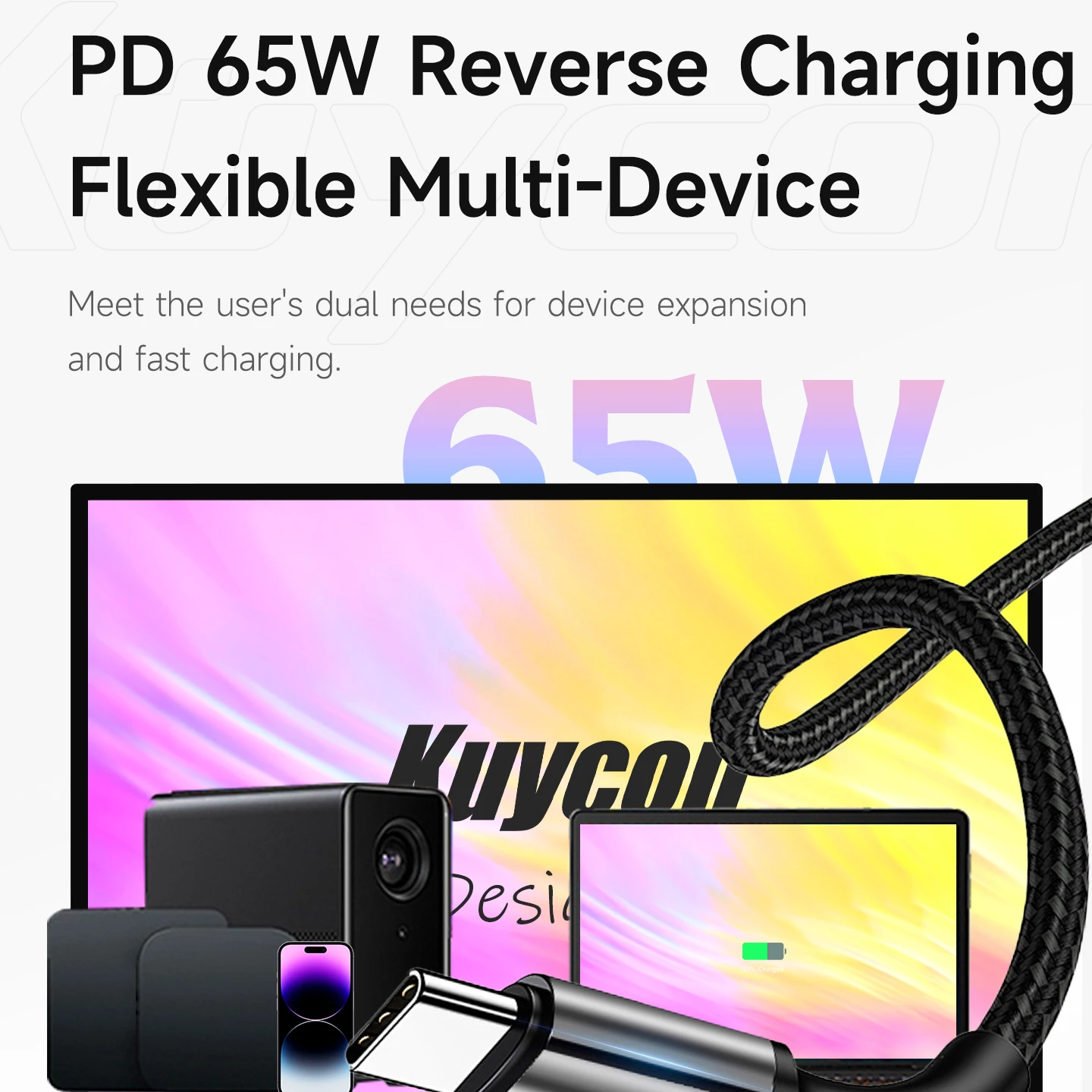 Экран дисплея Kuycon P10, 28,2 дюйма, 4k60HZ, дизайнерский монитор высокой четкости, IPS, зеркальная поверхность, ноутбук, монитор с разделенным экраном (art.: 3920d238d02fe) - 3920d238d02fe
