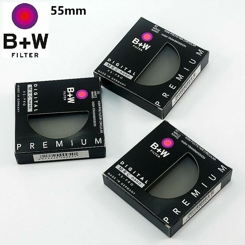 

B+W 55mm UV KSM Digital XS-PRO MRC Nano Haze Filter CIR-PL Polarizer/Polarizing