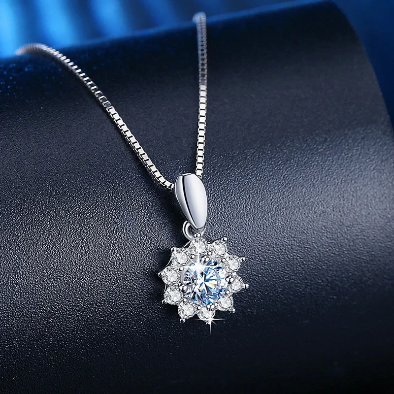 Европейская Мода Подвеска В Виде Подсолнуха Для Женщин Блестящая Инкрустация