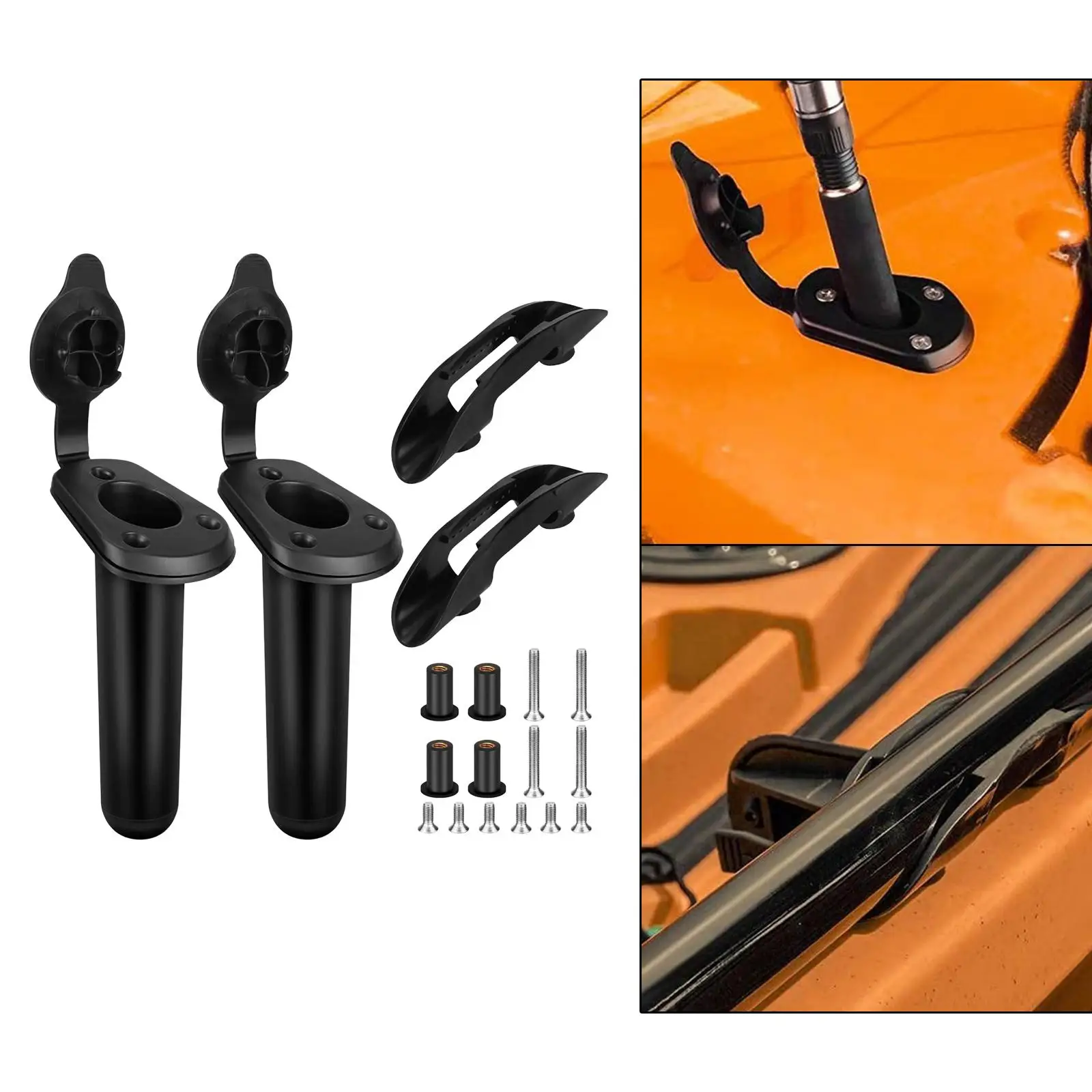 

2 шт. держатель удочки с чехлом для гребли водных видов спорта Каяка