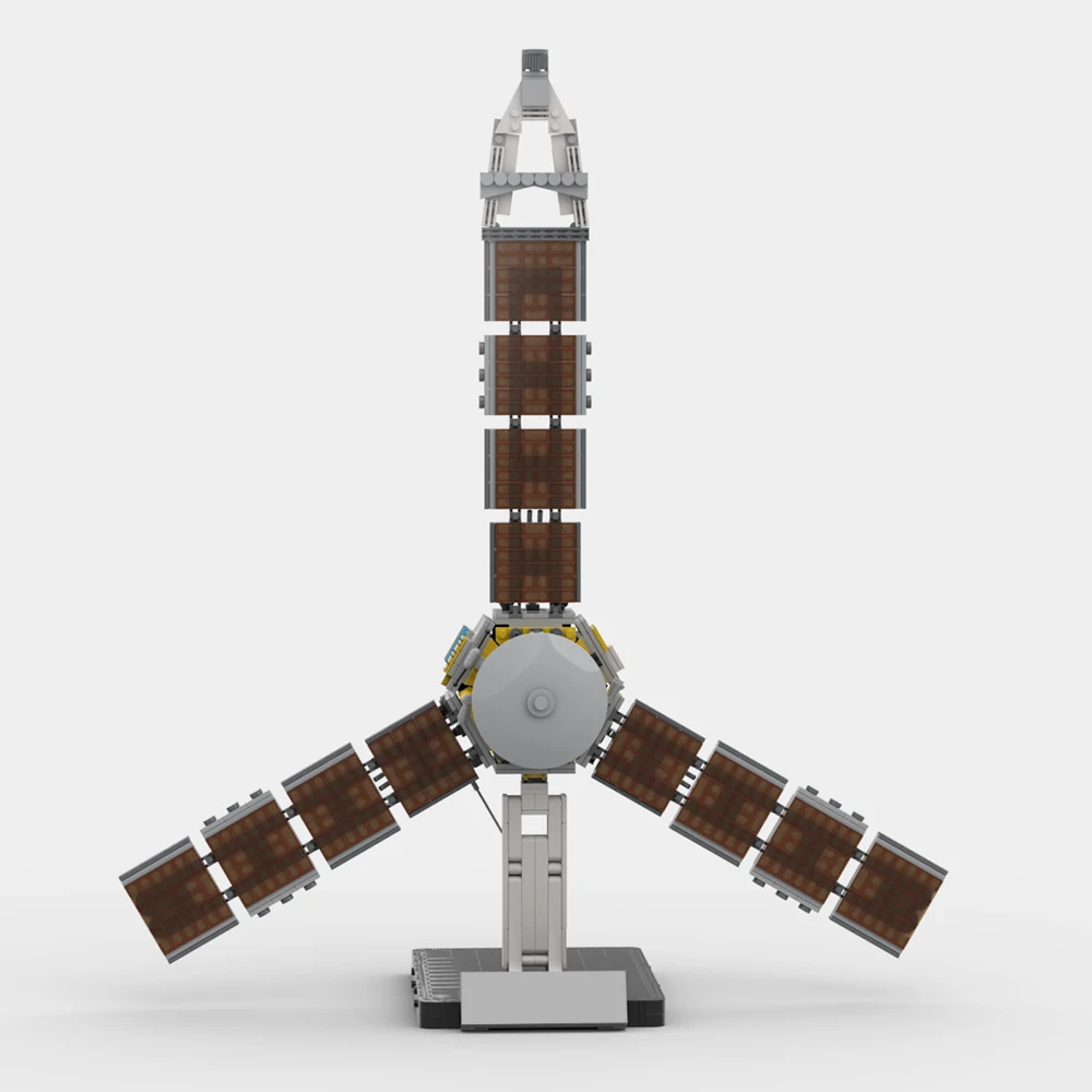 

MOC space probe Jupiter Polar Orbiter Building Block Set American Space Juno Satellite Detection Model Brick Kids Birthday Gift