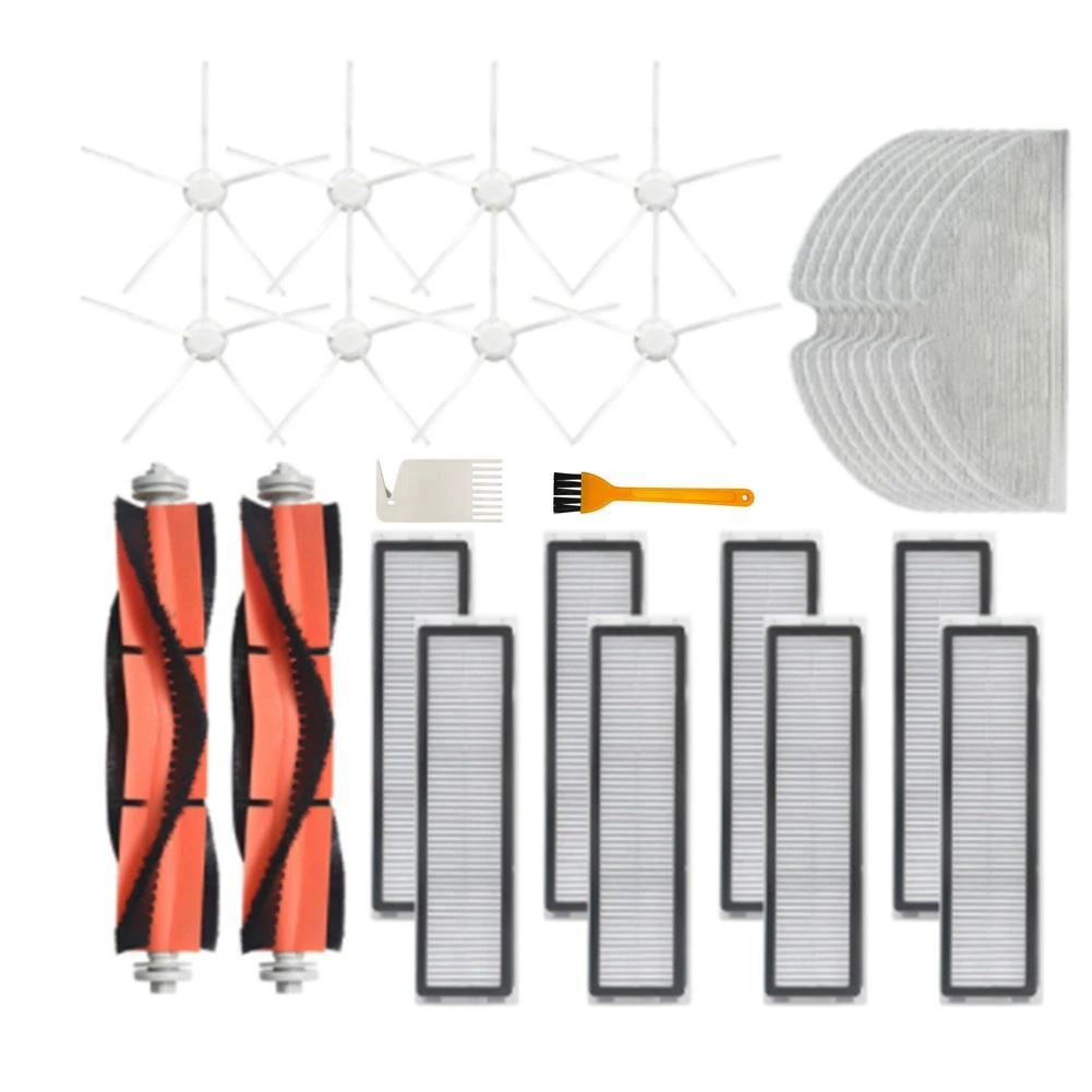

For Dreame D9 Robot Vacuum Cleaner Replacement HEPA Filter Main Brush Side Brush Mop Cloth Rags Spare Parts Accessories