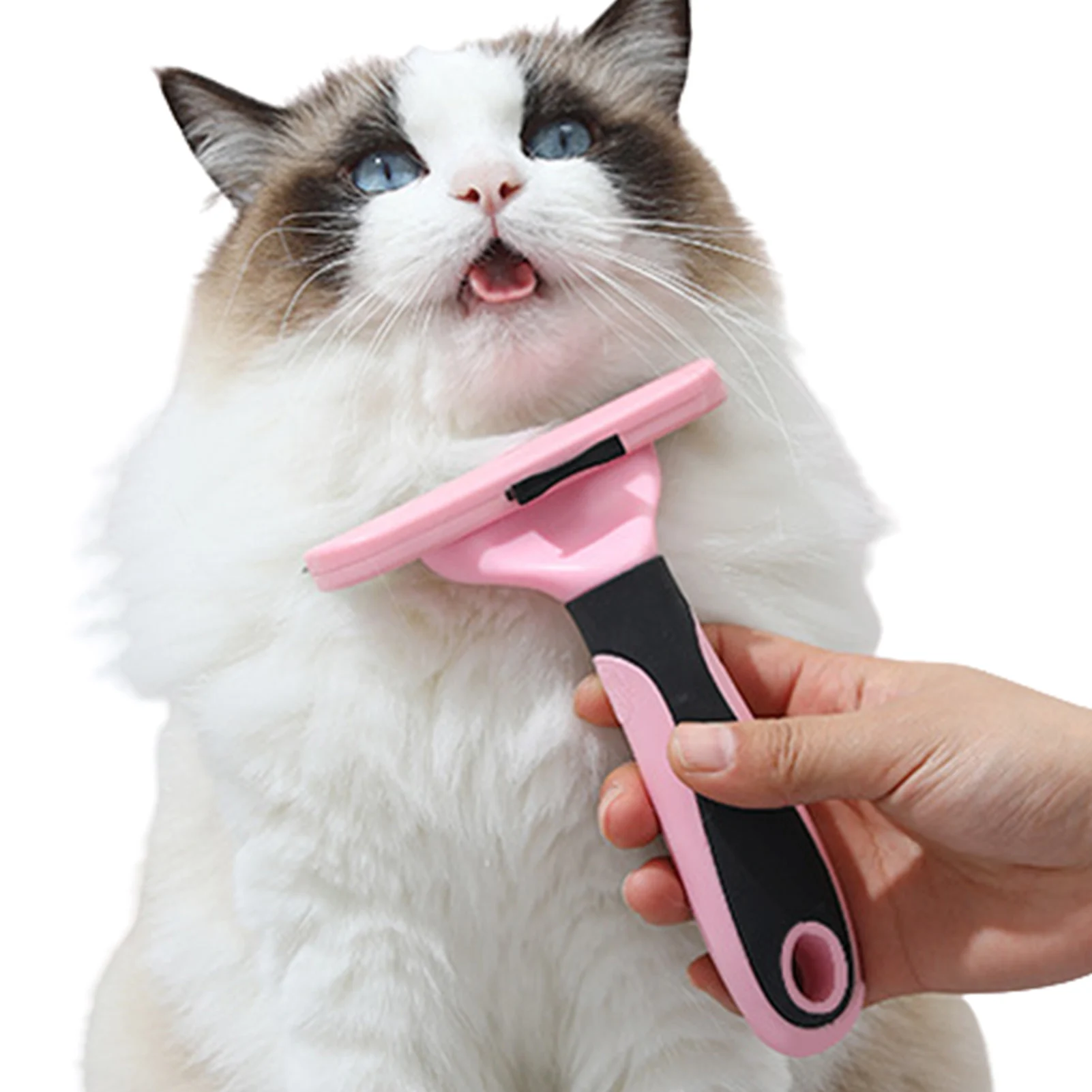 

Расческа для кошек и собак, профессиональная щетка для вычесывания и удаления шерсти у собак