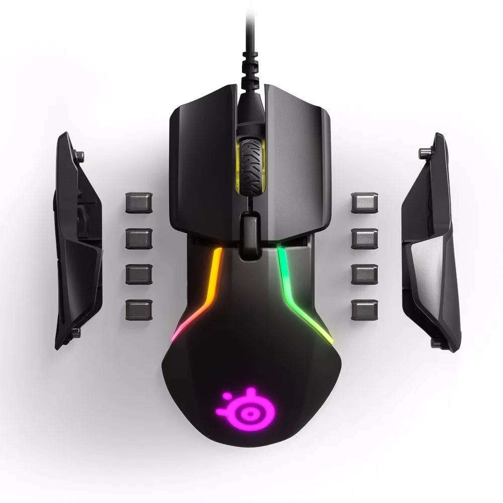 

SteelSeries Rival 600 wired Gaming mouse RGB macro programming dual sensor counterweight anti-skid free weight Mouse