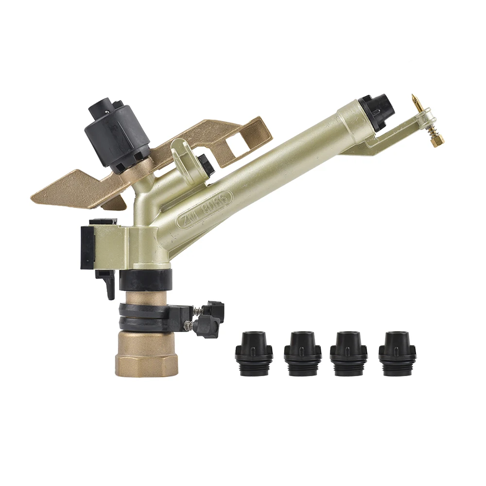 

1.5 "Internal Thread Brass Farmland Agricultural Irrigation Equipment Metal Rocker Arm Automatic Rotating Spray Gun