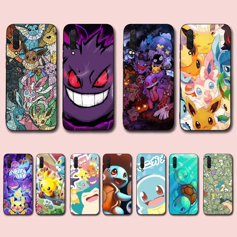 

BANDAI Cartoon Pokemon Chost Phone Case for Xiaomi mi 5 6 8 9 10 lite pro SE Mix 2s 3 F1 Max2 3