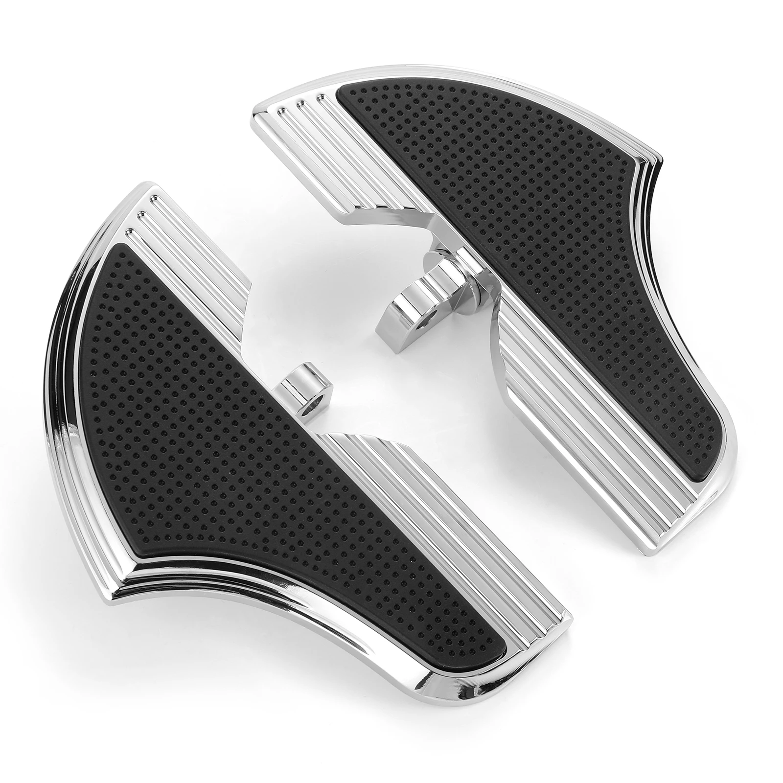 Для мотоциклов Harley-Davidson Road King Touring Electra Street Glide FLHX FLHT 1980 года выпуска и новее, хромированные накладки Defiance для водителя и пассажира (art.: 3920da910303e) - 3920da910303e
