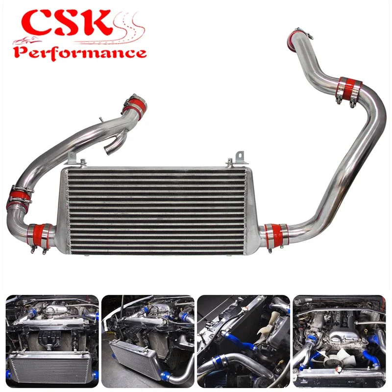 Фото Для Nissan 200SX 240SX Обновленный передний интеркулер с комплектом трубок S14 S15 2.0 Turbo SR20DET 1995-1998 гг. №5