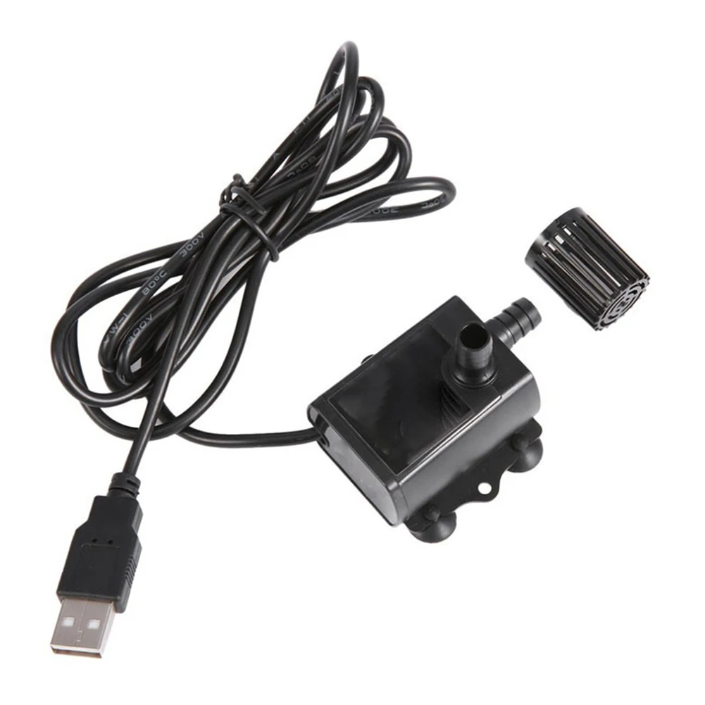 Погружной водяной насос постоянного тока 5 В для аквариума фонтана бассейна