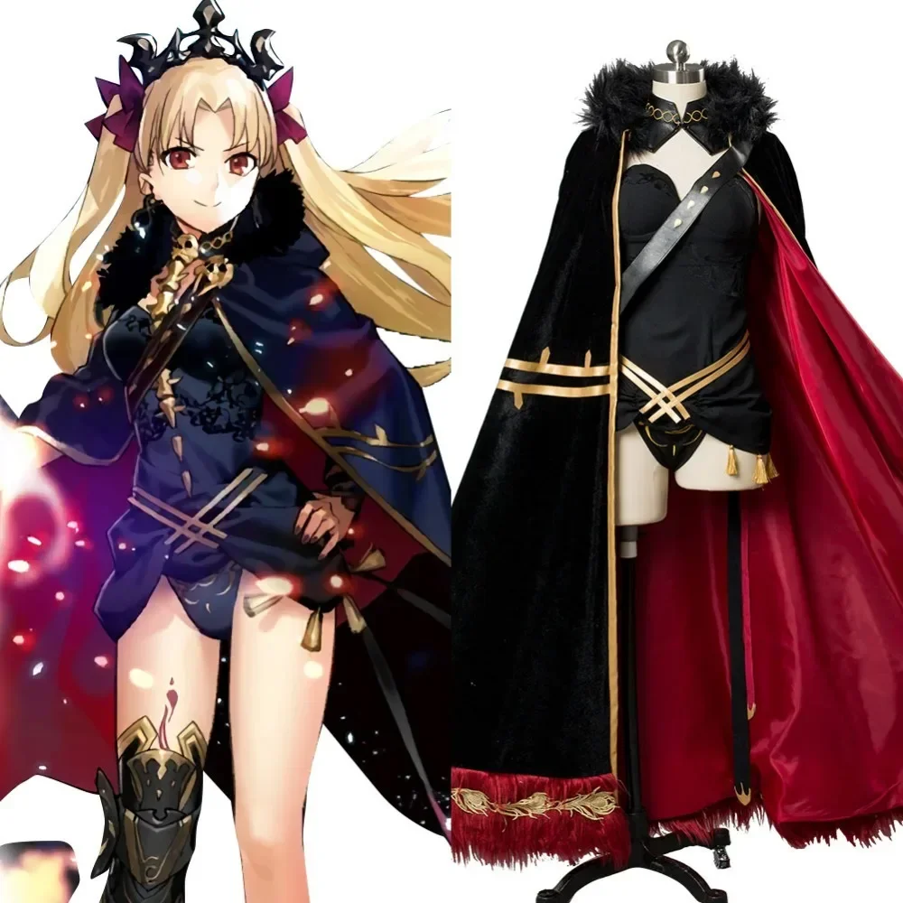 Fate/Grand Order Косплей Костюм Fgo Ereshkigal Полный комплект униформа с халат костюм