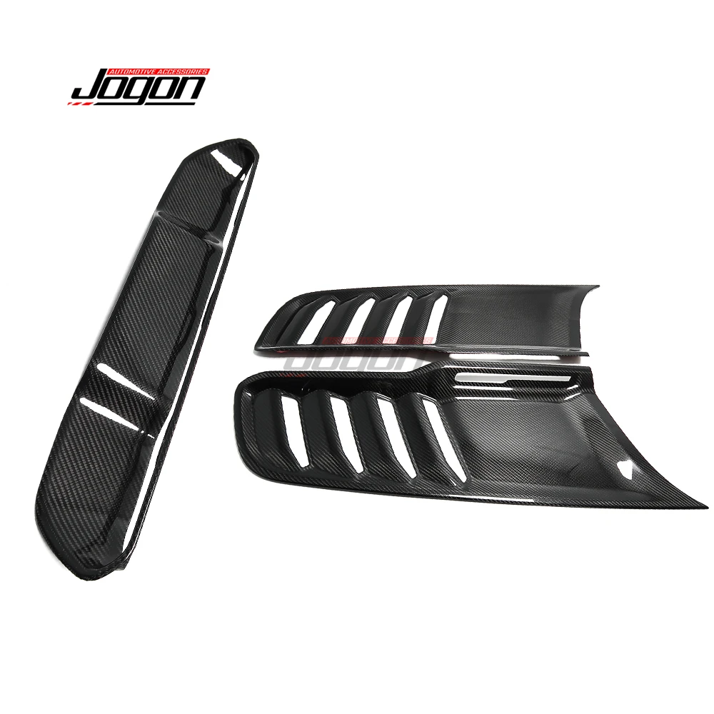 2 шт. бампер для переднего капота автомобиля из углеродного волокна Dodge RAM 1500 TRX