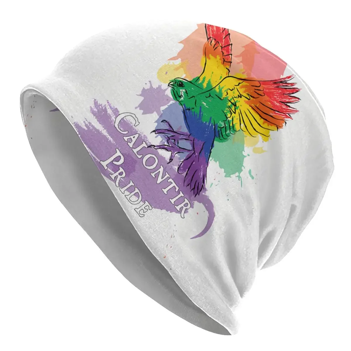 Радужная шапочка Calontir Pride Homme осенне-весенние тонкие шапочки облегающие шапки для