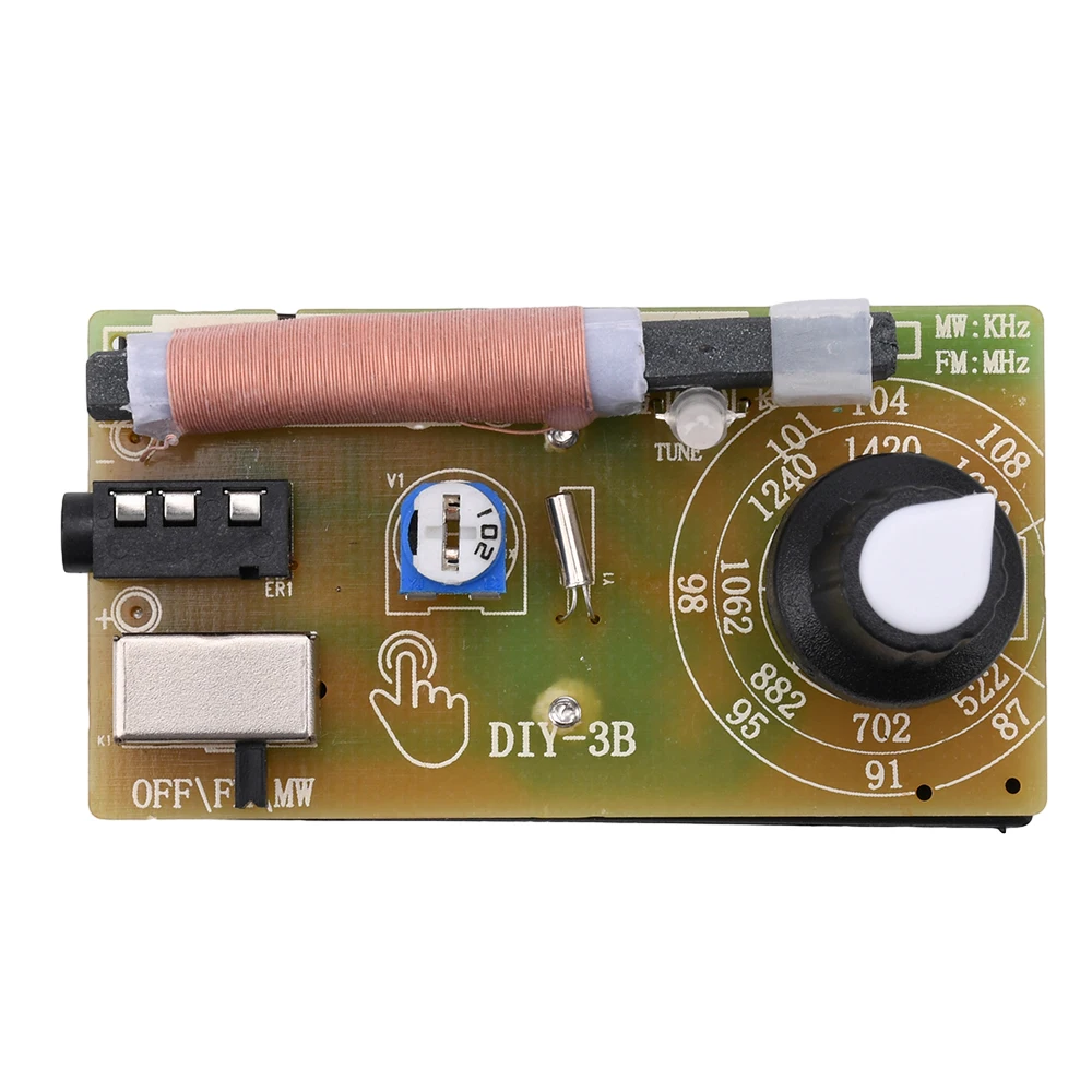 

87-108 МГц AM/FM цифровой стерео FM-радиоприемник модуль DIY электронные наборы практика пайки