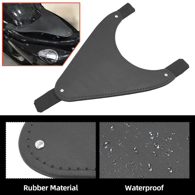 Мотоциклетный резиновый чехол на сиденье Solo черный для Harley Sportster 1200 XL883 XL1200 2004-2010