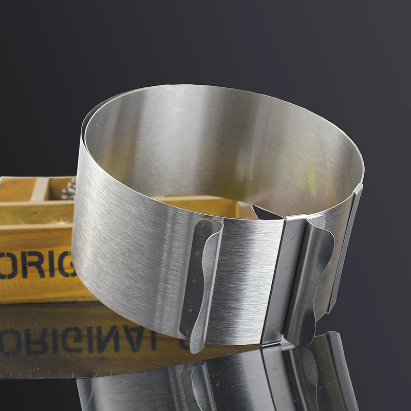 

6-10cm Adjustable Stainless Steel mini Mousse Mould / cookie cutter (1-piece)