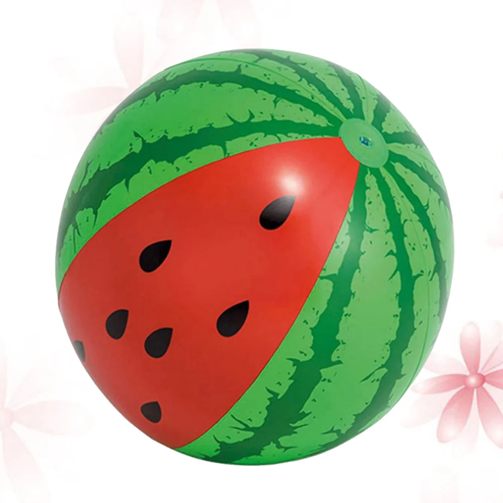 

Beach Ball Pool Ball Funny Watermelon Design Beach Ball for Children Outdoor Beach (103cm before Inflatate)