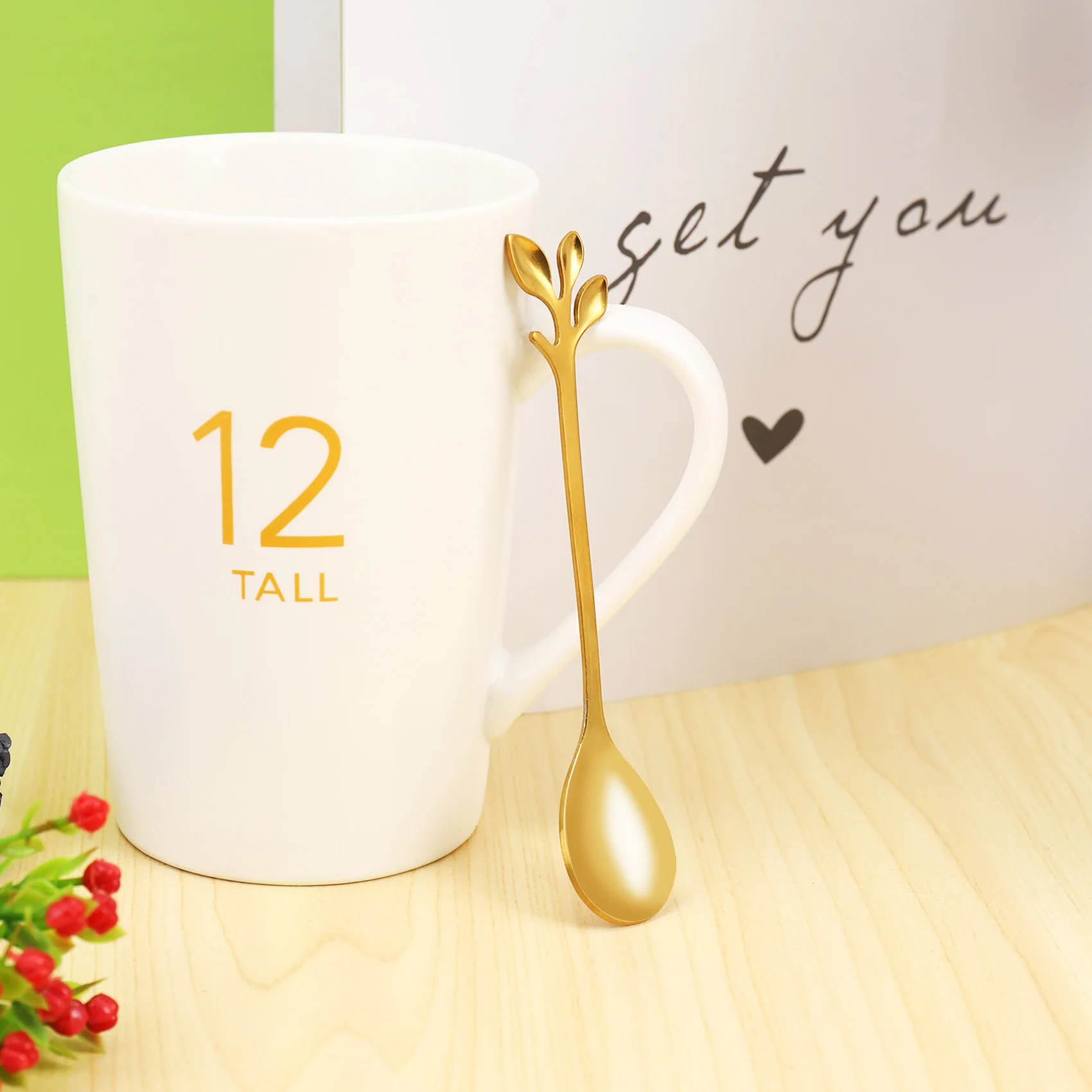 Столовые приборы для мороженого искусственный десерт в стиле ретро