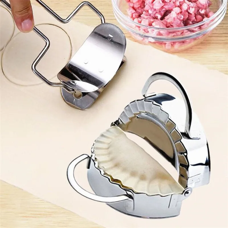 

DIY Jiaozi Maker Device Stainless Steel Dumplings Tool Lazy Easy Dumpling Peeling Slicer Mold Kitchen Accessories Dumpling