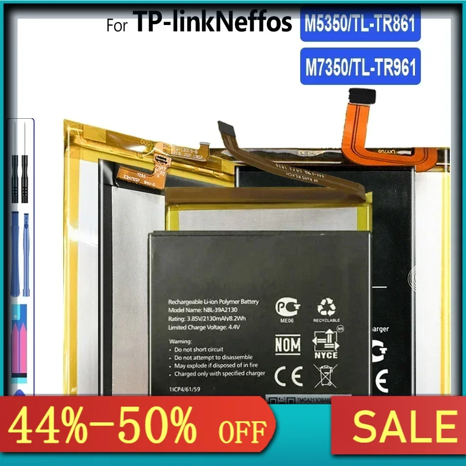 TBL-71A2000 TBL-55A2550 Аккумулятор для TP-linkNeffos TL-TR961 2500L WiFi mifi M5350 TR861 + трек NO