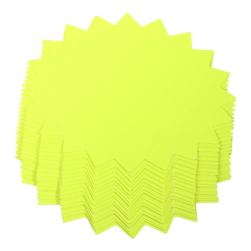 

50 Pcs Practical Shaped Price Labels Commodity Retail Sale Price Signs