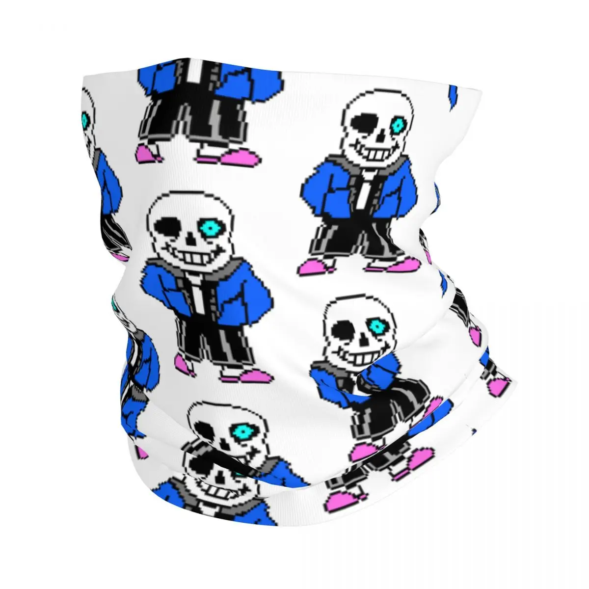 

Undertale Sans Bad Time Eye Bandana Neck Gaiter UV Protection Face Scarf Cover Women Men Headband Tube Balaclava