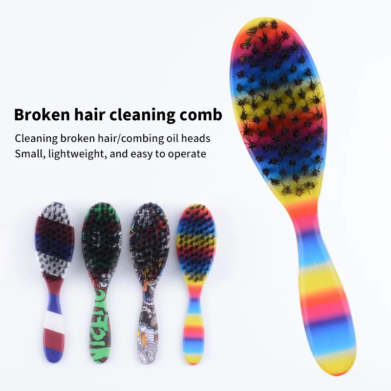 

Мужская щетка для укладки бороды, щетка для шеи, гребень для бритья, для стрижки бороды, Профессиональная парикмахерская щетка для чистки бороды