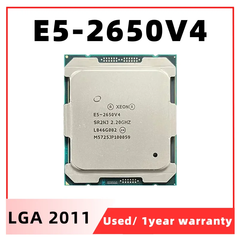 Xeon E5 2650 V4 E5-2650V4 Processor SR2N3 2.2GHz 12 Cores 30M LGA 2011-3 CPU