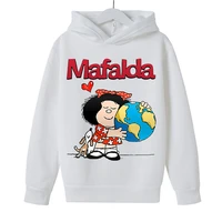 new boys girls sweatshirt kids hoodies mafalda print hoodies girls clothes autumn harajuku loose pullovers children clothing