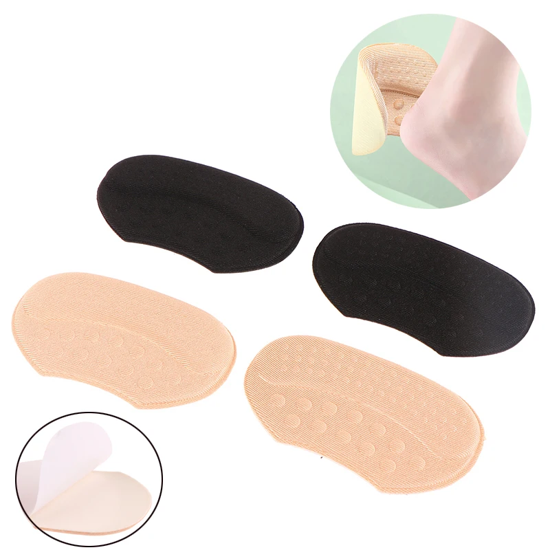 

4Pcs Anti-wear Cushion Heel Protectors Shoe Pads Insert Pad For High Heels Pain Relief Shoes Sticker Foot Care Liner Grip Insole