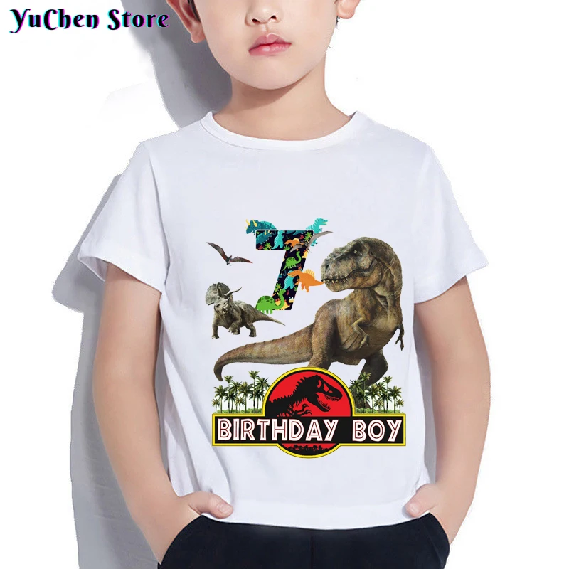 

Футболка для мальчиков, топы, летние Графические футболки, аниме парк динозавров, детская одежда, детская одежда для девочек от 8 до 12, футбол...