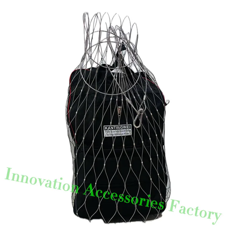 Тканая сетка из нержавеющей стали: дорожные сумки, защита от падения, абажуры и многое другое.