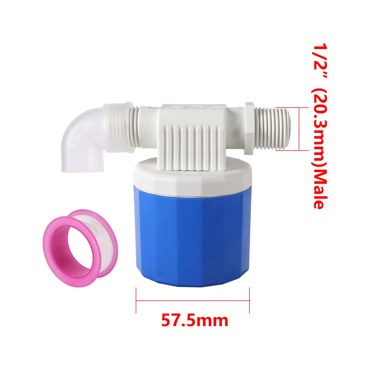 

Автоматический поплавковый клапан для водонапорной башни 1/2" 3/4"