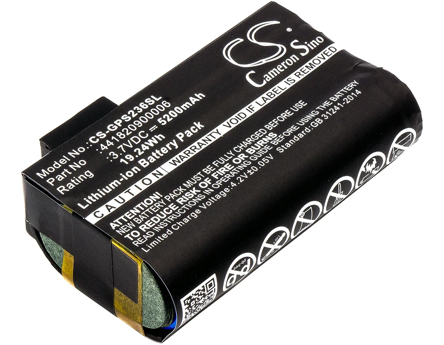 

CS 5200mAh / 19.24Wh battery for Sokkia SHC-236, SHC-336 60991