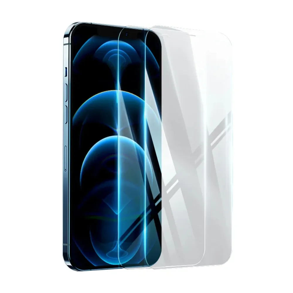 2 шт. 9H 2.5D Закаленное стекло для iPhone 14 15 Pro Max 13 12 Mini Защита экрана IPhone 11 7 8Plus XR XS