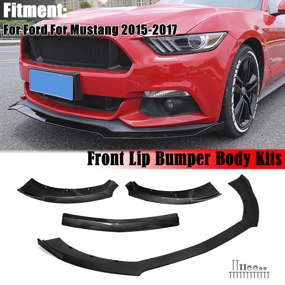 

3 шт., съемный передний бампер для Ford Mustang 2015 2016 2017