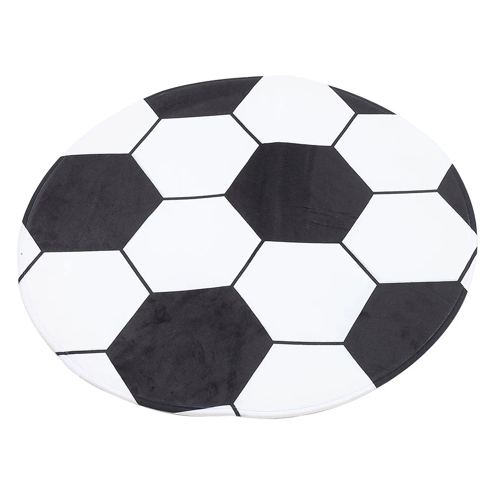 

Rug Mat Carpet Round Football Area Rugs Floor Soccer Bathroom Bedroom Bath Patternroom Non Kids Playdoor Runner Soft Entry