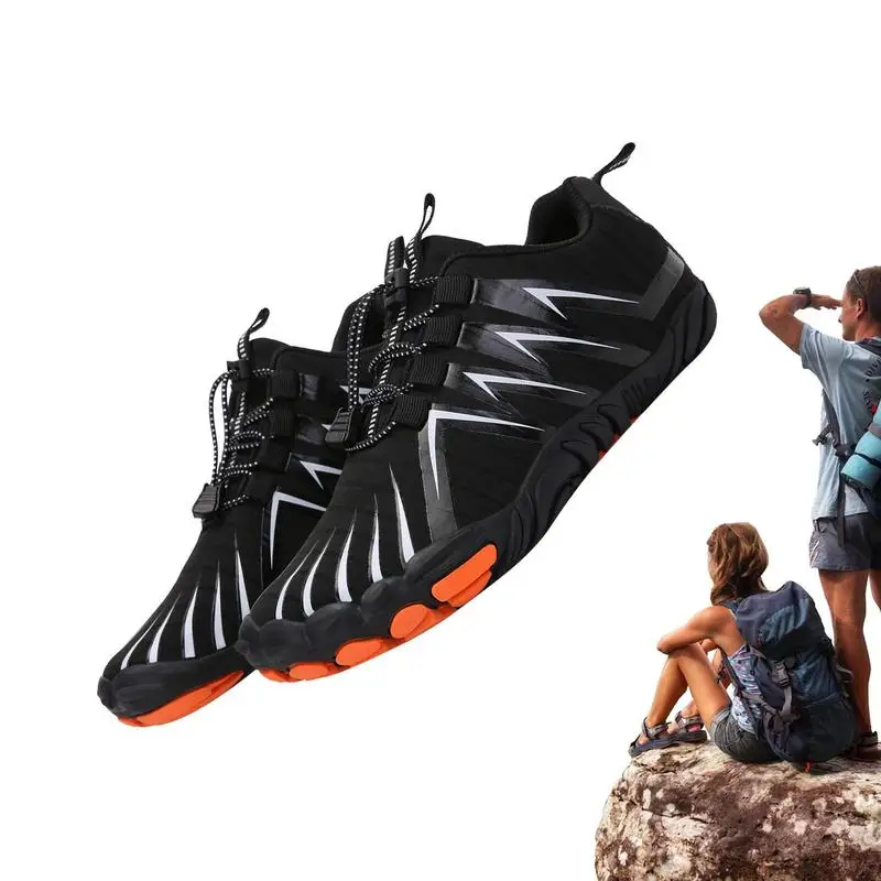

Zero Drop Sole Shoes Trail Sneaker Shoes For Mountaineering Non-slip Runner Shoes For Backpacking Climbing Traveling Camping