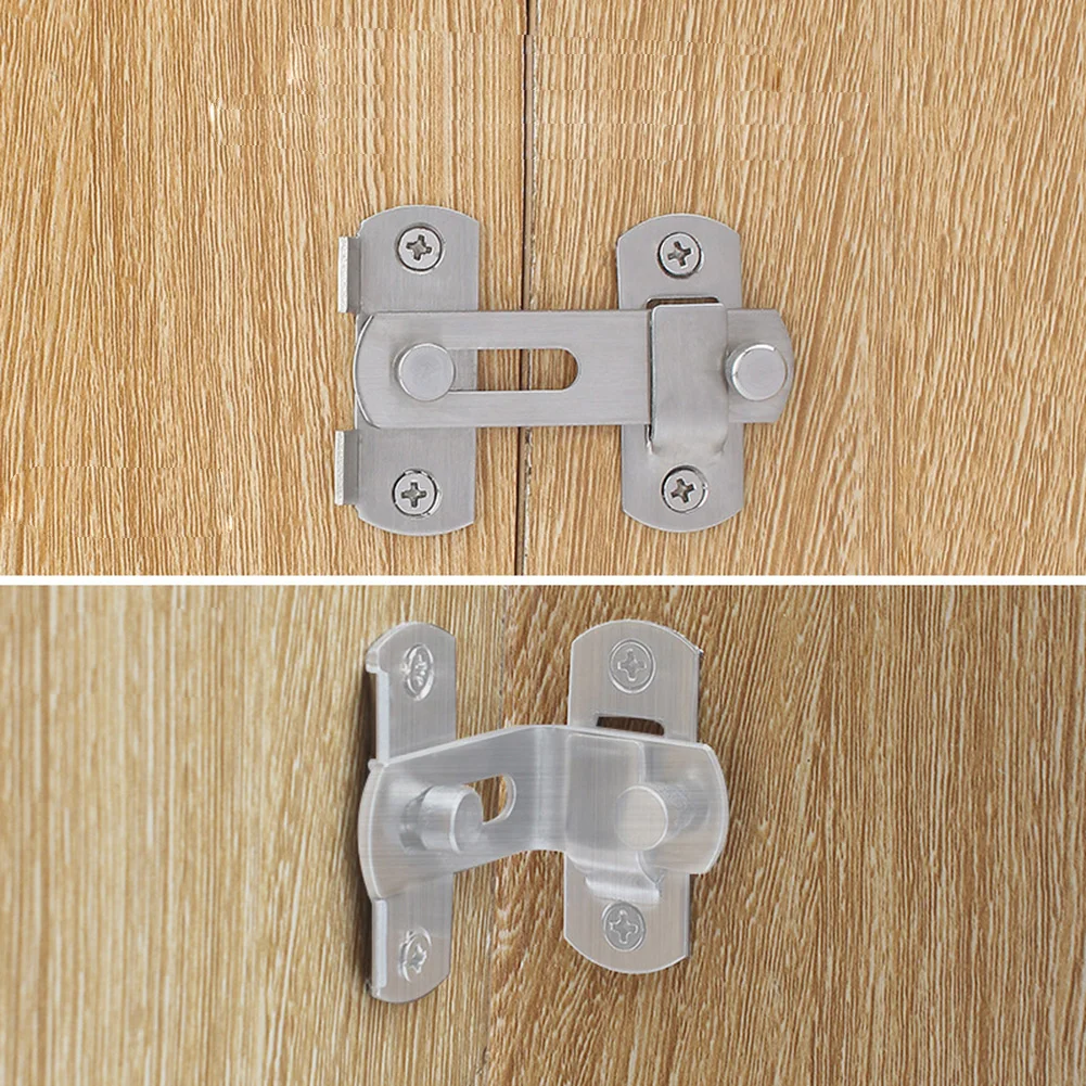 

Защелка для раздвижной двери сарая, замок для раздвижной двери под прямым углом 90 градусов, болт для ворот, винный шкаф, шкаф, окно, дверной з...