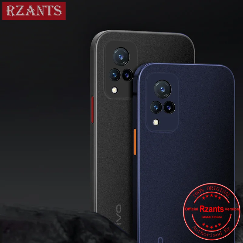 

Rzants For VIVO V21 4G V21 5G Simple Phone Case [UU Thin]Matte Ultra thin Translucent Color buttons Phone Casing