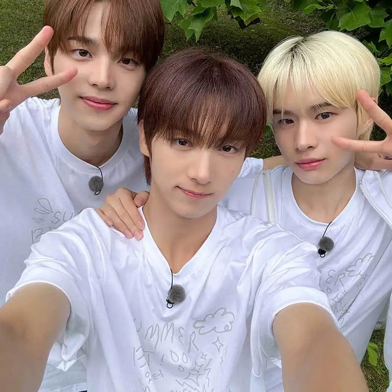 KPOP TWS SUMMER BEAT Графическая футболка Летняя хлопковая мужская и женская с коротким