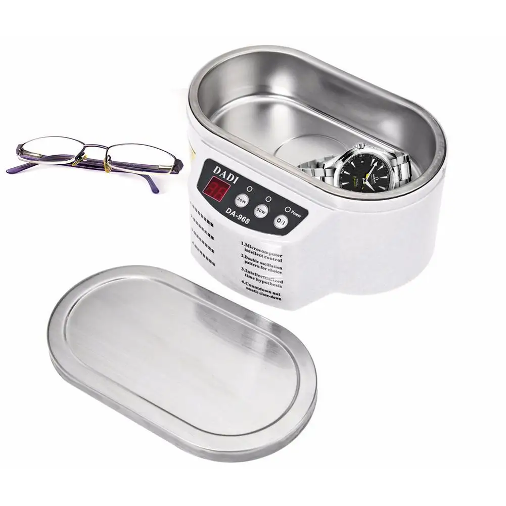 

600ml Digital Ultrasonic Cleaner ultrasonic bath Jewelry Watches Glasses Circuit Board Cleaning Tool Sterilizing Machine