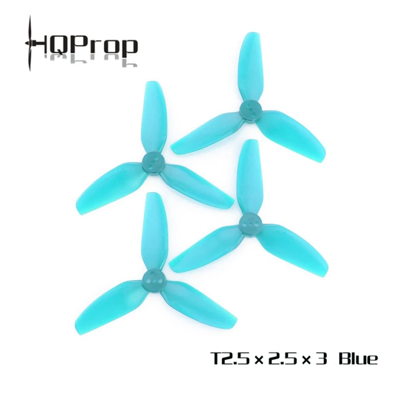 

10 пар (10CW + 10CCW) HQPROP T2.5X2.5X3 2525 3-лопастный Пропеллер из поликарбоната для радиоуправляемого FPV фристайла 2,5 дюймов Cinewhoop Ducted Drones DIY запчасти