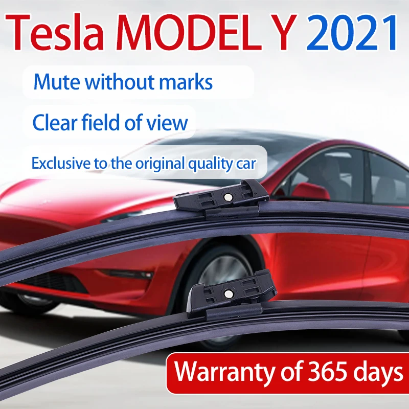 

Car Wipers Blade For Tesla MODEL Y Universal Frameless Silicone Windshield Soft Rubber ShangKeWen Car Wipers Tesla Accessories
