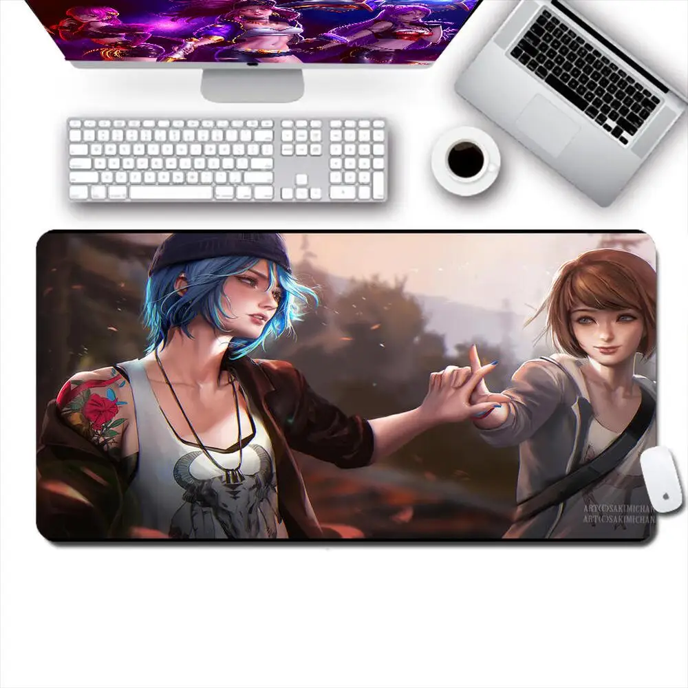 

Life Is Strange Anime Mouse Pad Large Gaming Professional E-sports Game Speed Rubber Keyboard Notbook Rubber Table Mat Mousepad