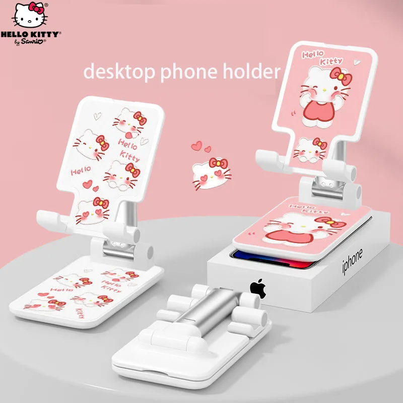 

Складная Настольная подставка Hello Kitty для планшетов и смартфонов