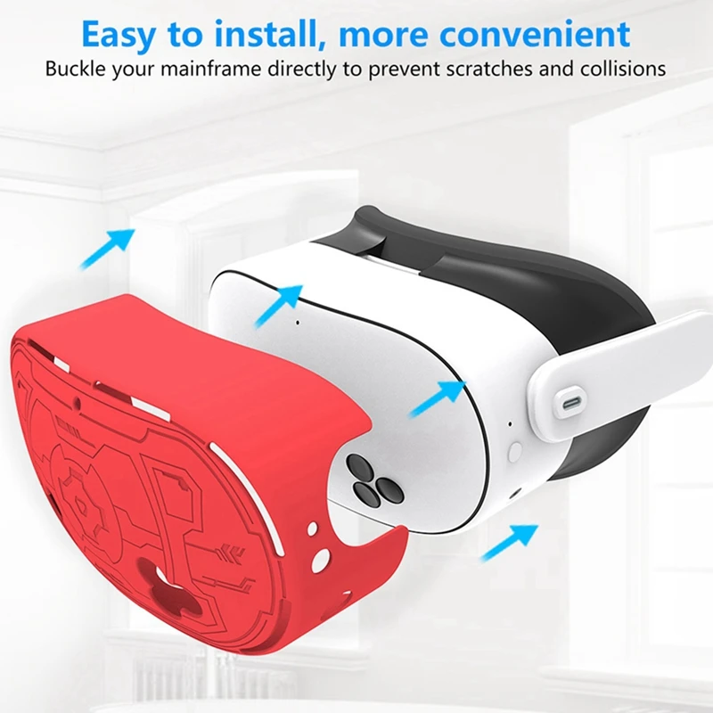 Lens Protection Cover Anti-Fall VR Controller Handle For Meta Quest 3S 7-Piece Set