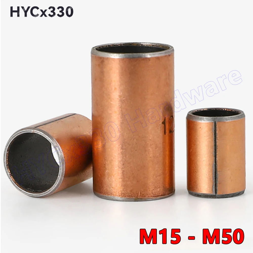 

SF-1 Самосмазывающаяся композитная втулка Безмасляный подшипник Втулка валов с медным покрытием от M15 до M50