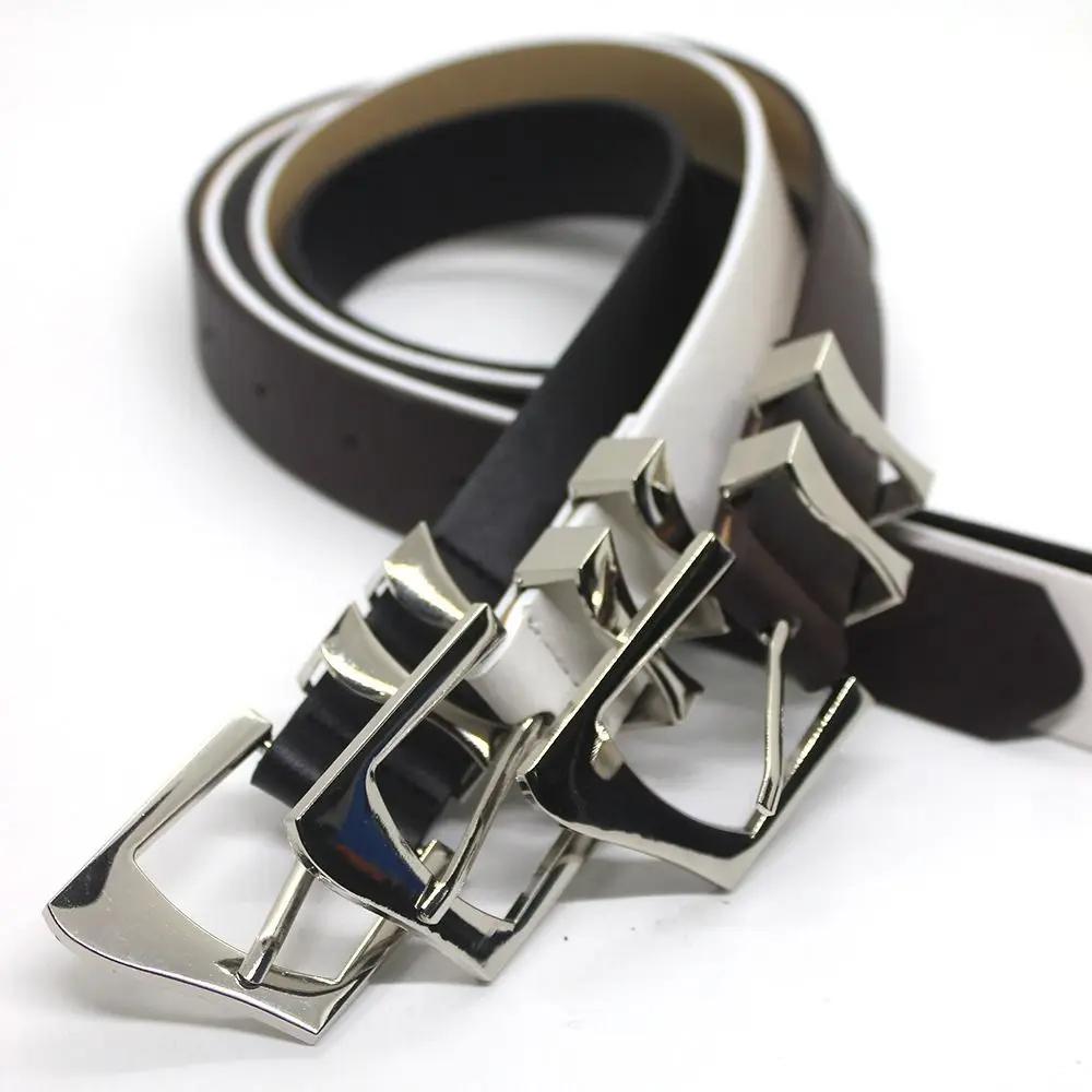 

Buckle Irregular Wave Buckle For Men For Women Korean Style Waist Accessories Waistband Belt Leather Belt Jeans Belt