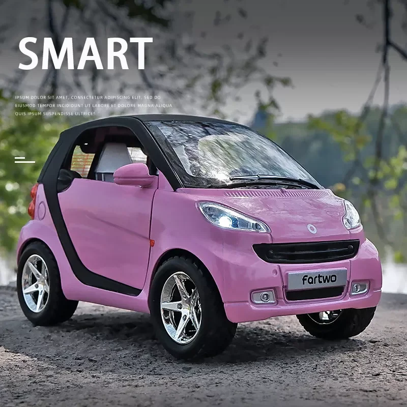 

Simulation Car Smart Fortwo Alloy Metal Diecast Vehicle Toy Car Model Metal Kids Gift Car Toys For Children