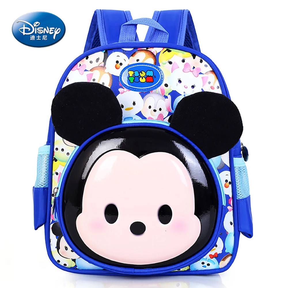 Детские школьные ранцы Disney для мальчиков и девочек милые рюкзаки с Микки Минни